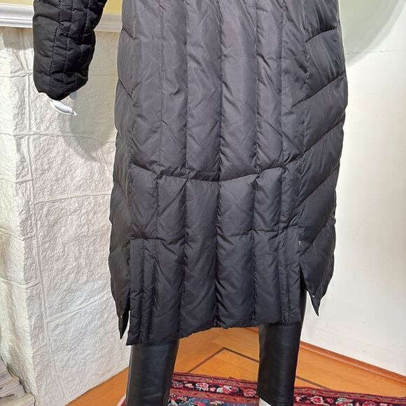 Anne Klein Down Filled Puffer Removable Hood Zippered Coat - Picture 9 of 17